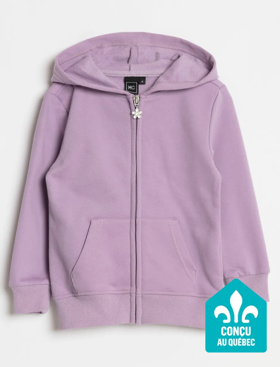 Zip-up Cardigan with Pocket