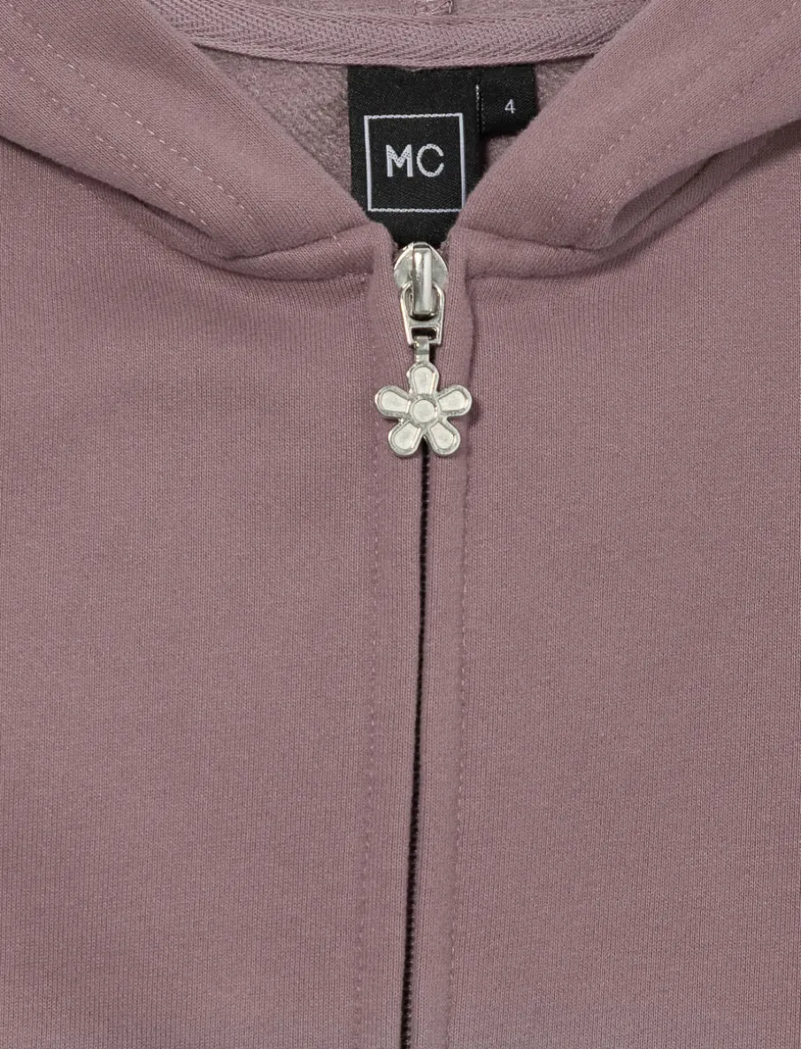 Zip-up Cardigan with Pocket