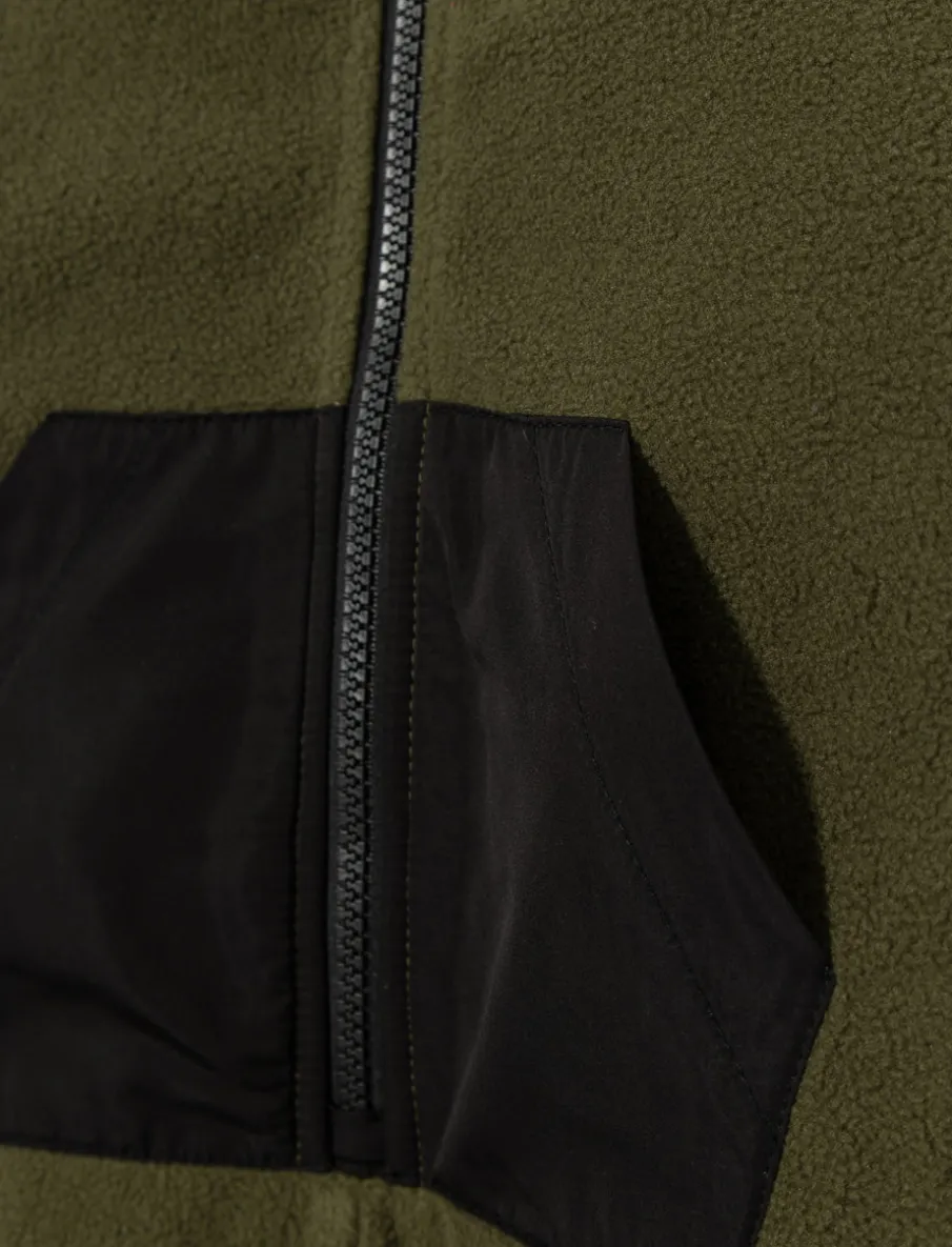 Zip-up Fleece Romper