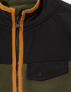 Zip-up Polar Jacket with Pockets - Little Boy