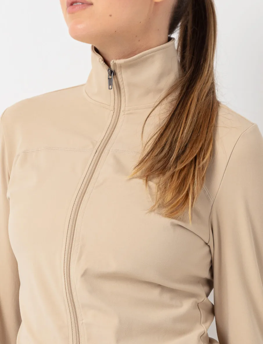 Zip-up Sports Top