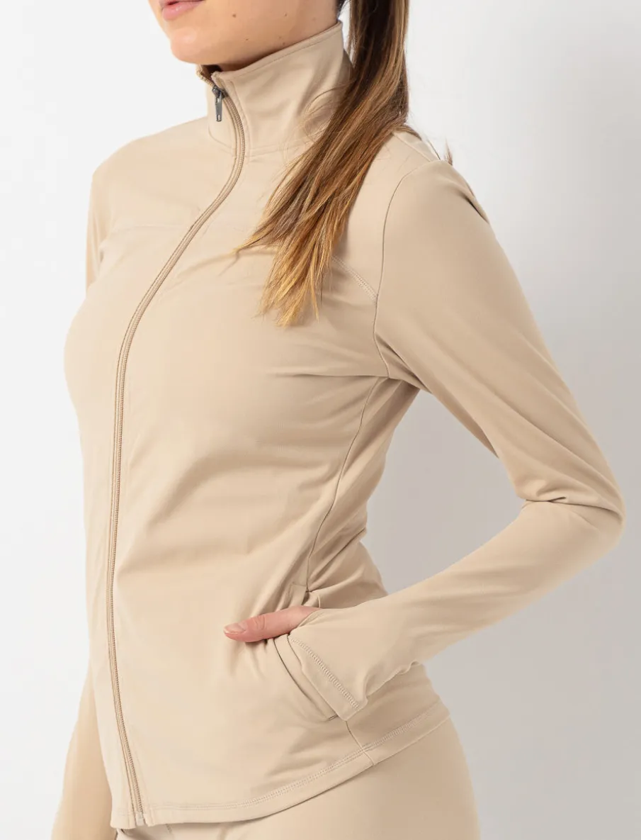 Zip-up Sports Top