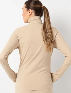 Zip-up Sports Top